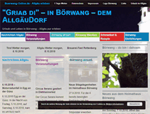 Tablet Screenshot of boerwang-online.de